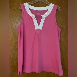 VGUC Lilly Pulitzer Hotty Pink top Small